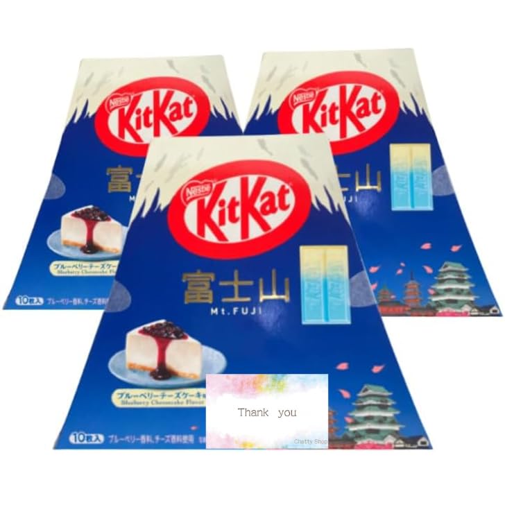 Amazon.co.jp: 【3個セット】キットカット ブルーベリーチーズケーキ味